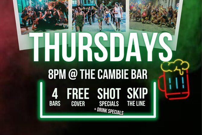 Gastown Pub Crawl - Meeting Points and Logistics