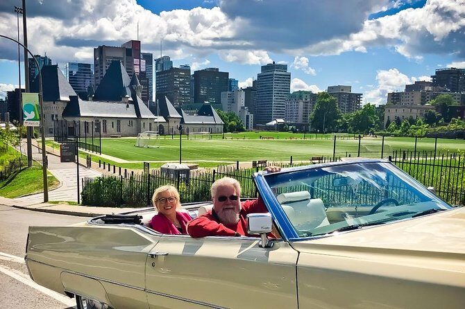 PRIVATE 3-hour COMPLETE tour of Montréal in convertible Cadillac - The Value of a Private Cadillac Tour